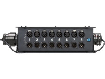 TrussLink 8x XLR 3p F||M - 2x RMP 25p F/M8-channel - single ground